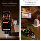 140W Smart Auto Stop Charging Adapter Auto Power Off Charger Protector USB-C Fast Charger for Bedside Desk Travel Phone Tablet