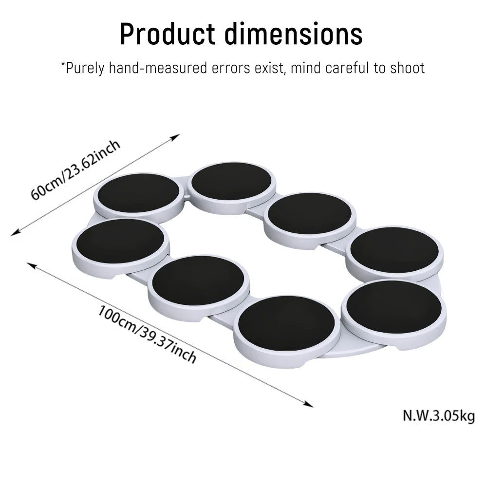 Table Turntable Kitchen Dining Turntable Tray 360 ° Rotation Versatile Heat Resistant Portable Rotating Food Organizer Tray