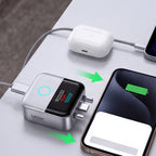 140W Smart Auto Stop Charging Adapter Auto Power Off Charger Protector USB-C Fast Charger for Bedside Desk Travel Phone Tablet