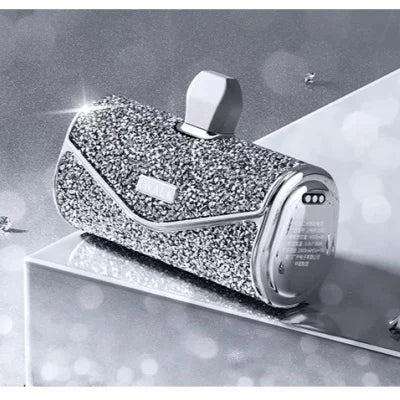 iWALK Diamond Capsule Power Bank Pocket Mini Diamond Lipstick Ultra Thin And Compact Fast Charging Portable Power Bank 5000mAh